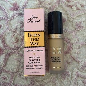 NEW Too Faced Born This Way Super Coverage Multi-Use Concealer Shortbread